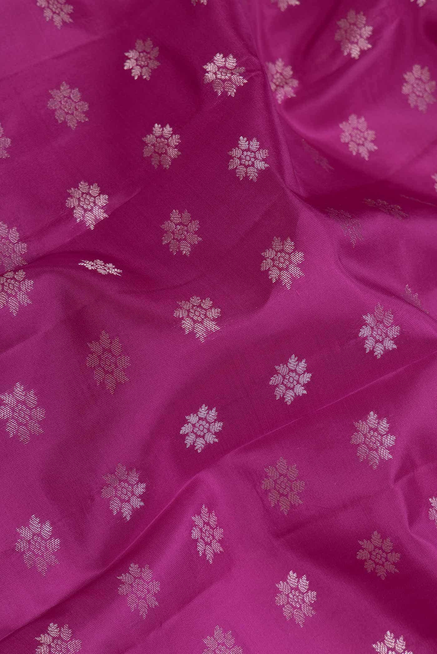 Pink Dual Tone Kanchipuram Silk Saree