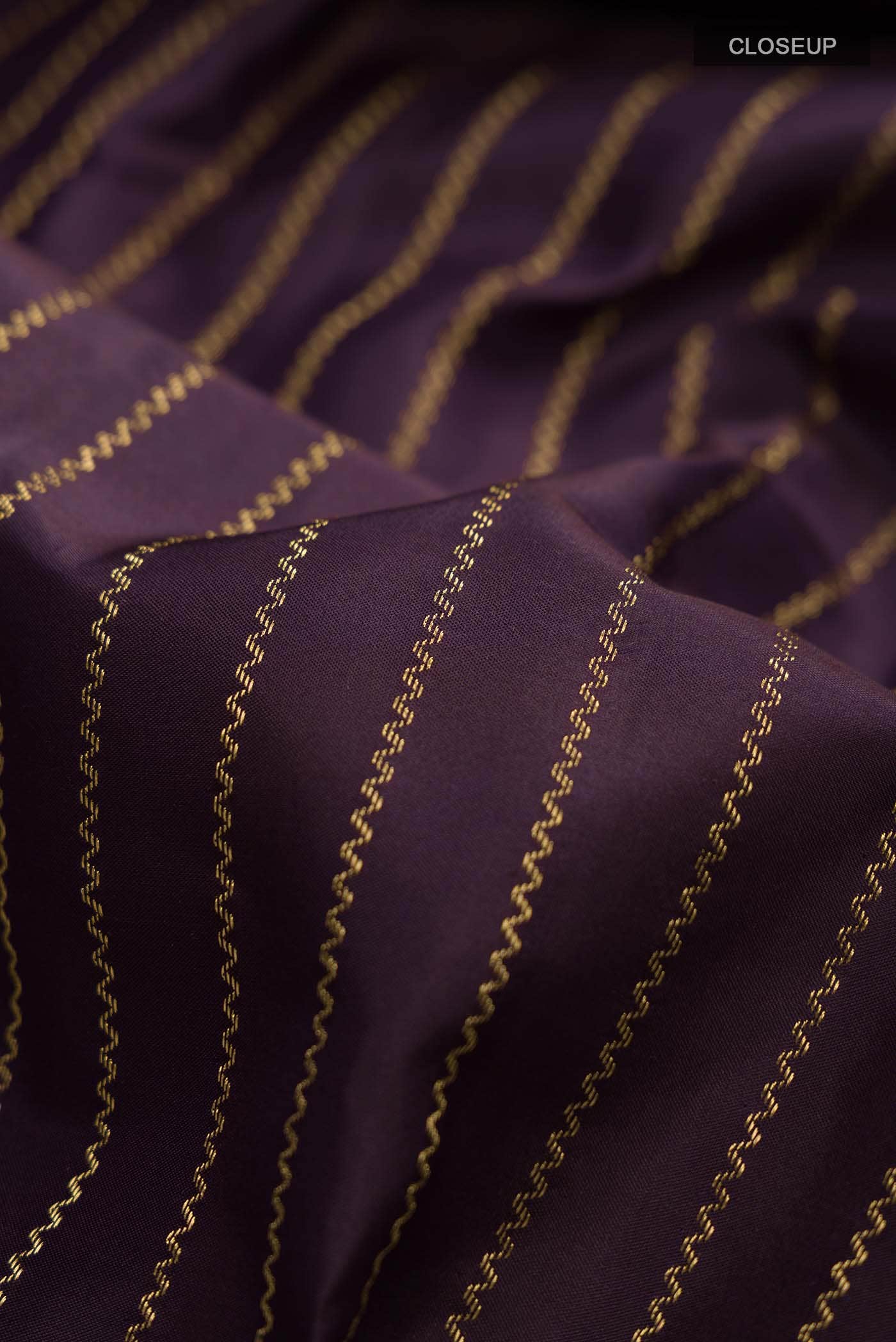 Purple Kanchipuram Silk Saree