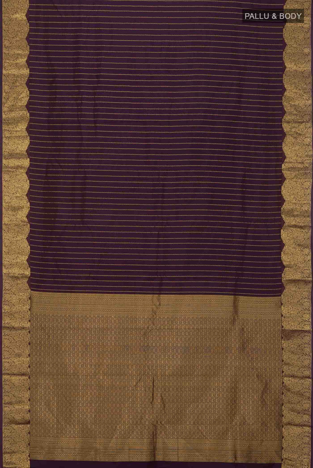 Purple Kanchipuram Silk Saree