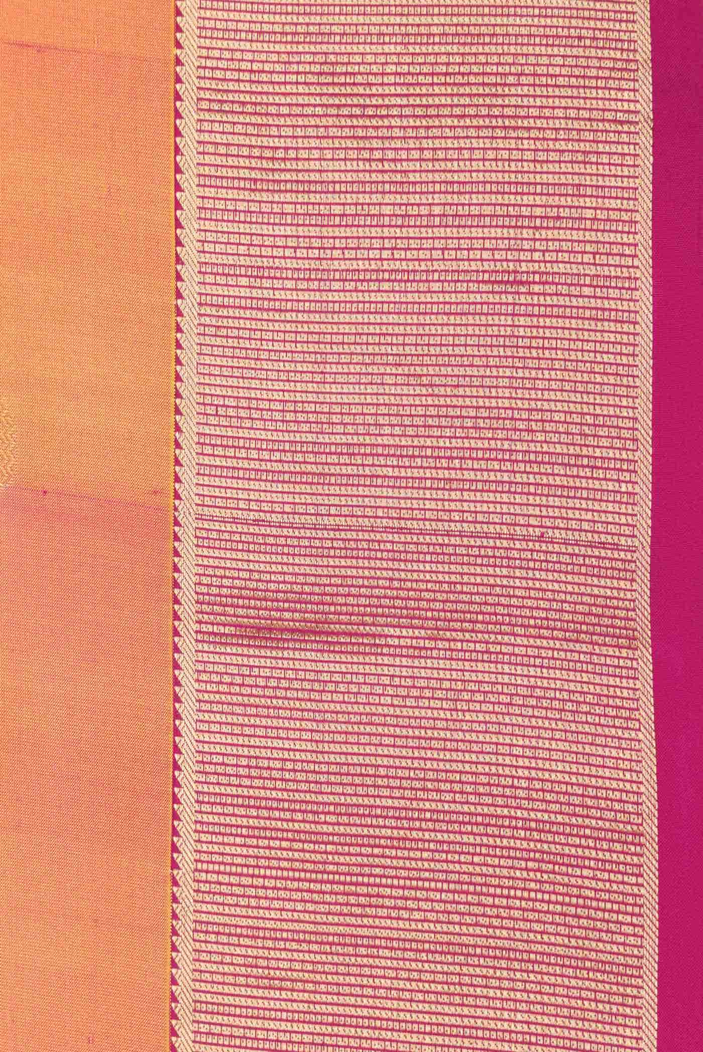 Mustard Dual Tone Kanchipuram Silk Saree