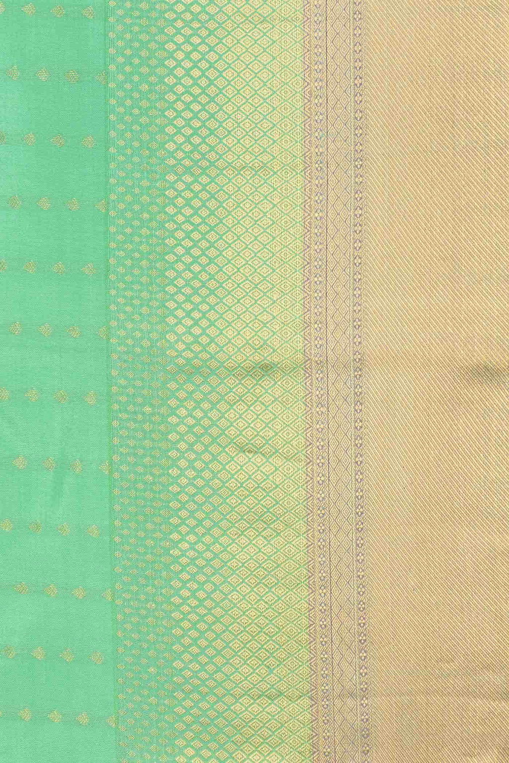 Green Dual Tone Kanchipuram Silk Saree