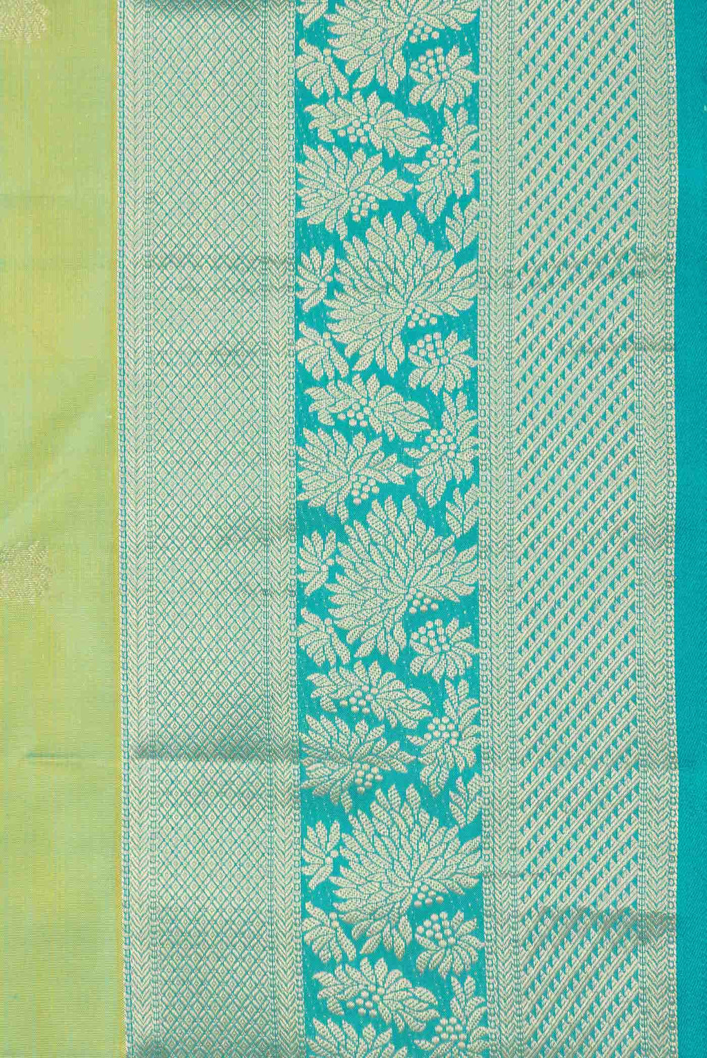 Light Green Dual Tone Kanchipuram Silk Saree