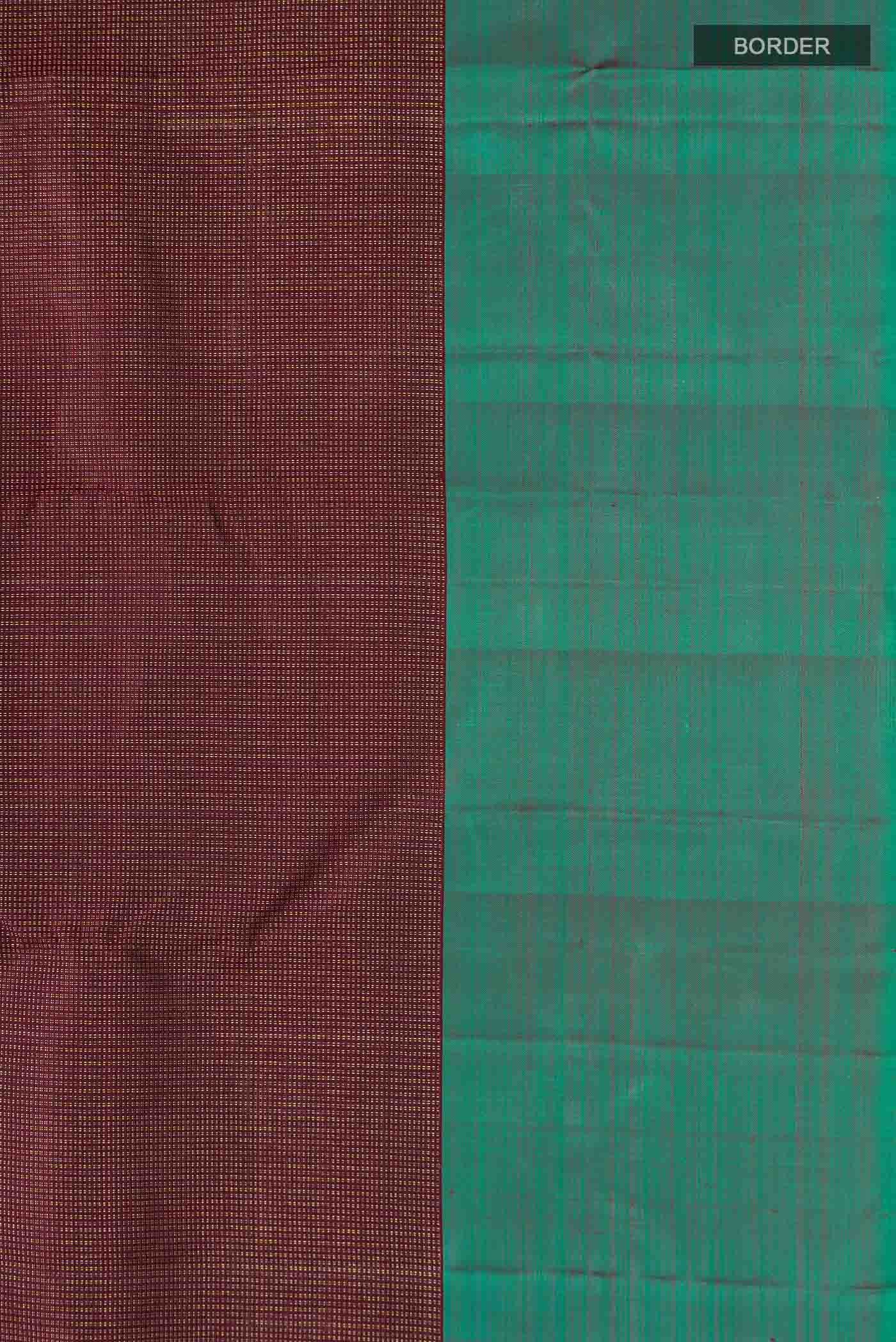 Maroon Kanchipuram Silk Saree
