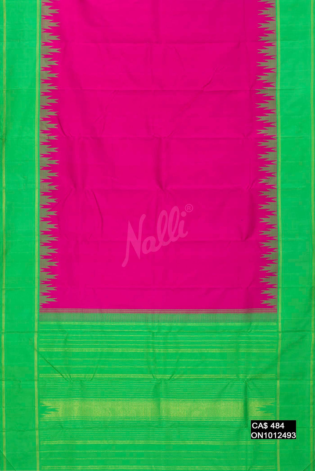 Pink Kanchipuram Silk Saree