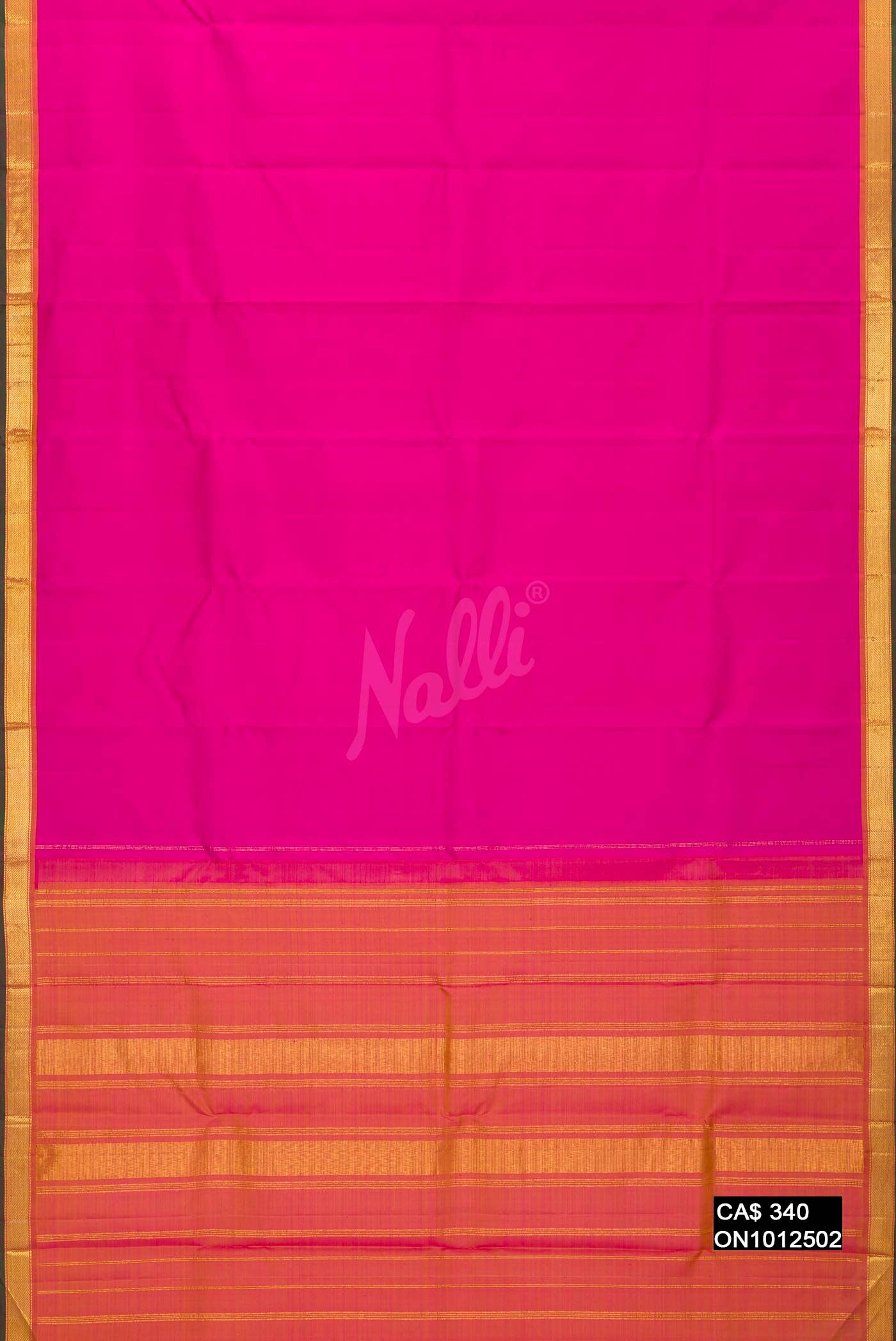 Pink Kanchipuram Silk Saree