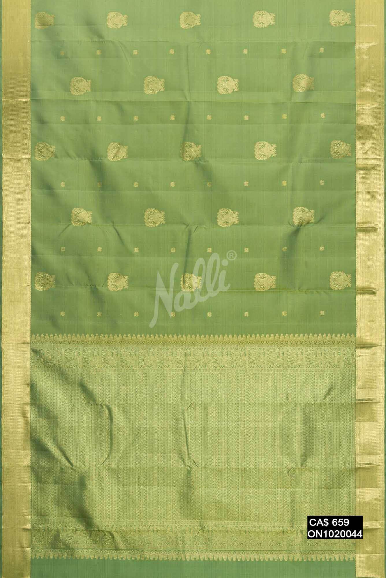 Green Kanchipuram Silk Saree