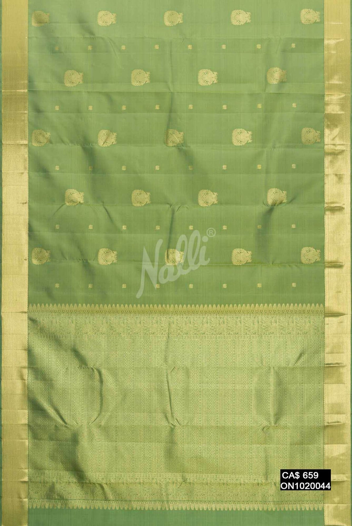 Green Kanchipuram Silk Saree