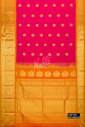 Dark Pink Kanchipuram Silk Saree