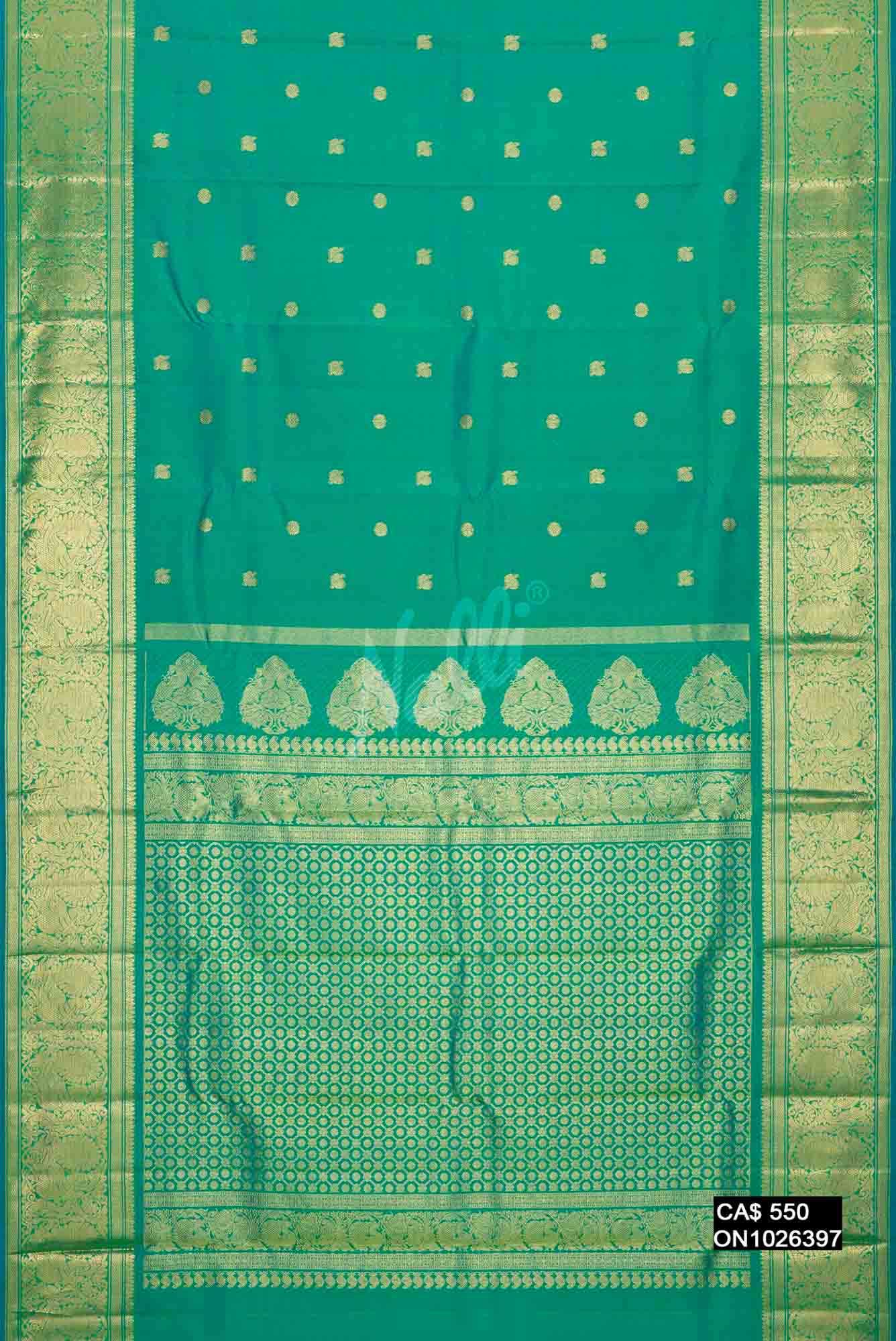 Green Kanchipuram Silk Saree