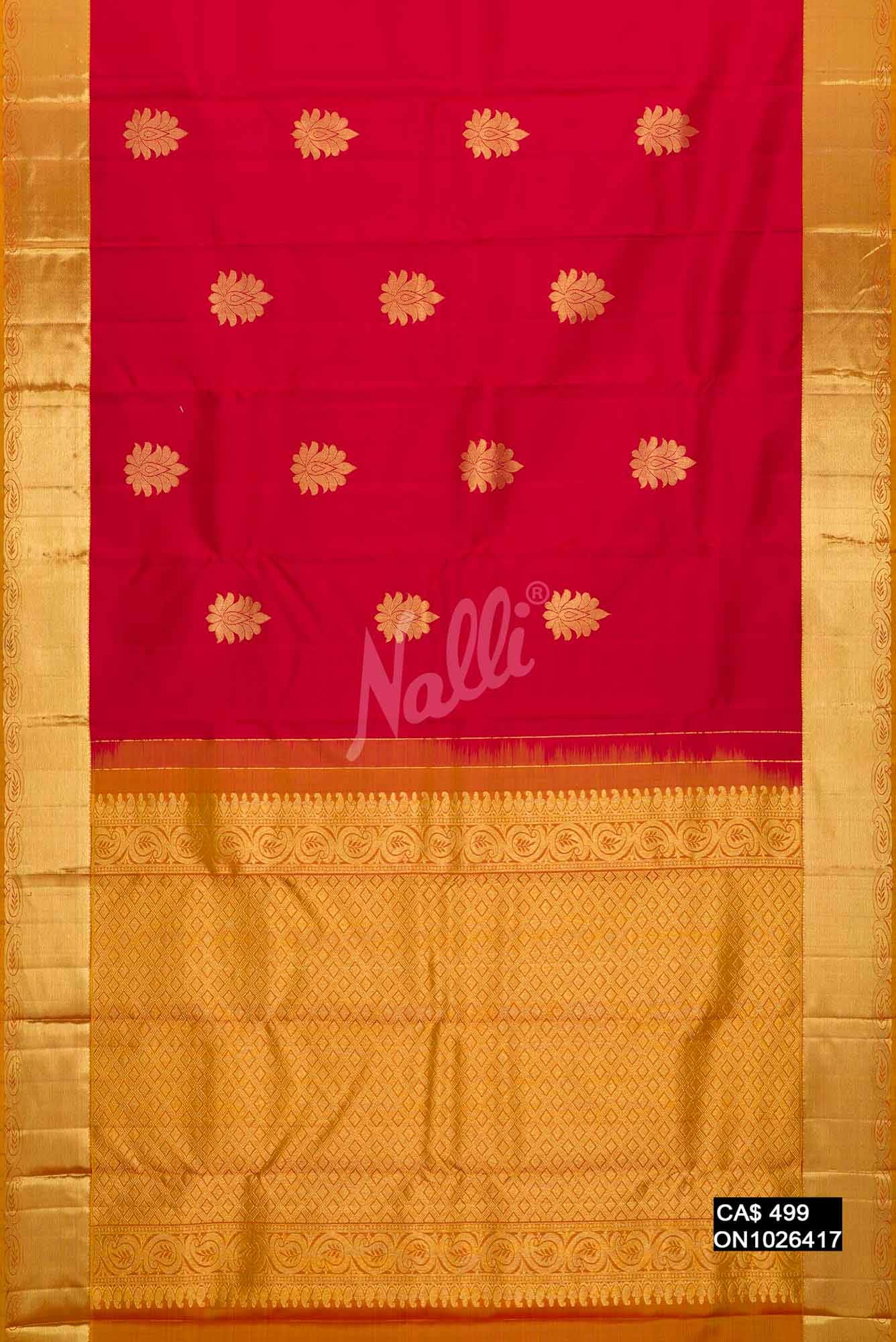 Red Kanchipuram Silk Saree