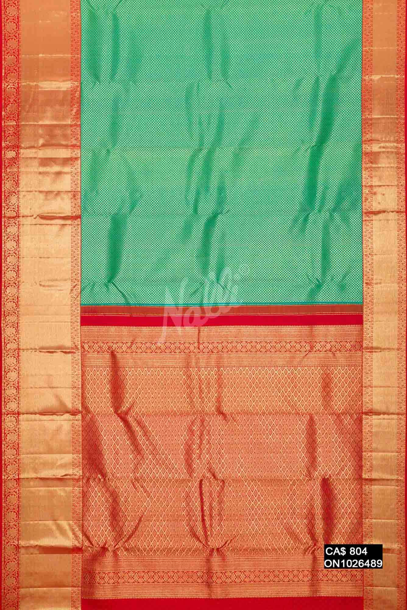 Green Kanchipuram Silk Saree