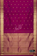 Purple Kanchipuram Silk Saree