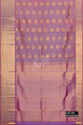 Lavender Kanchipuram Silk Saree