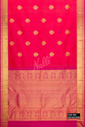 Orange Kanchipuram Silk Saree