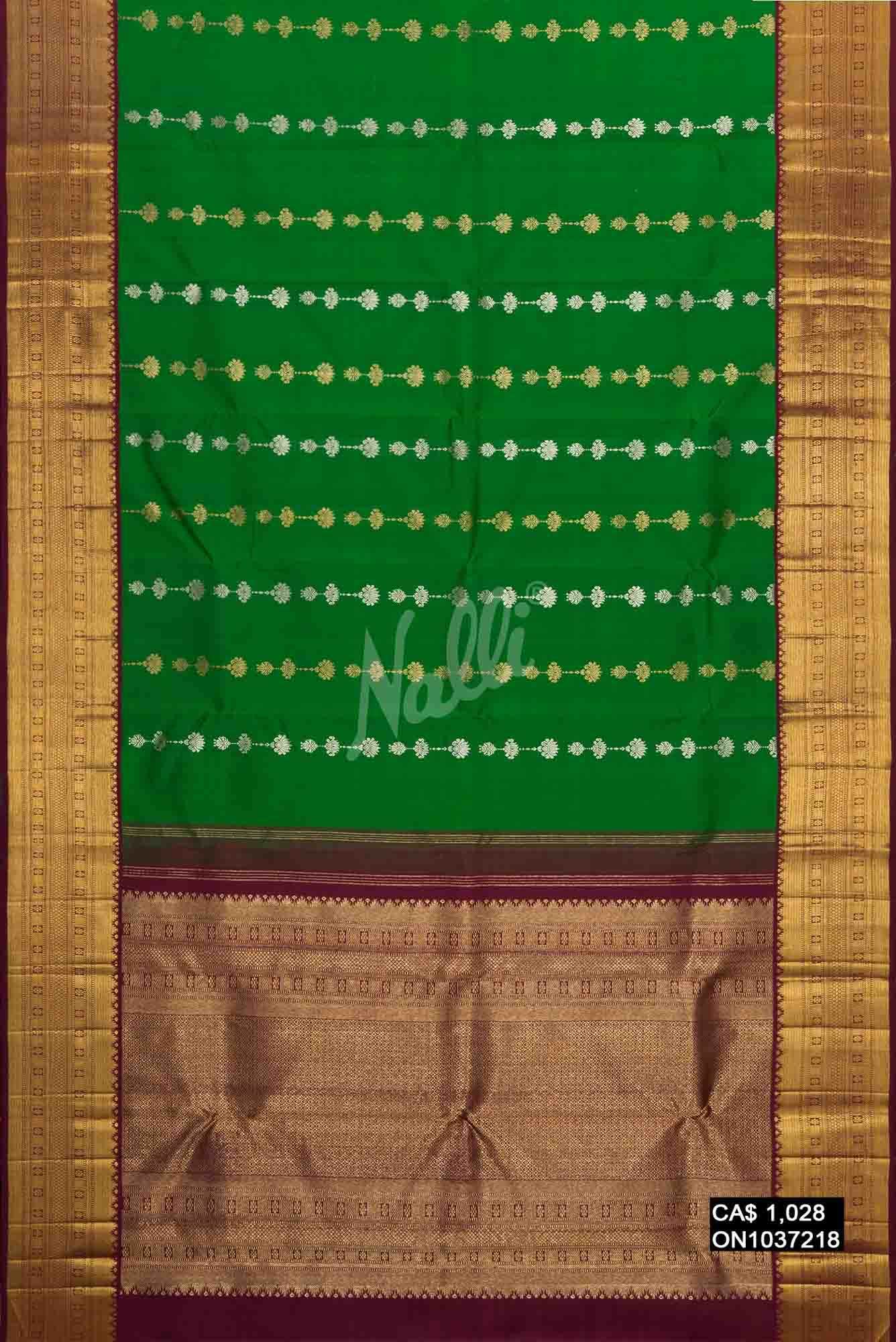 Green Kanchipuram Silk Saree