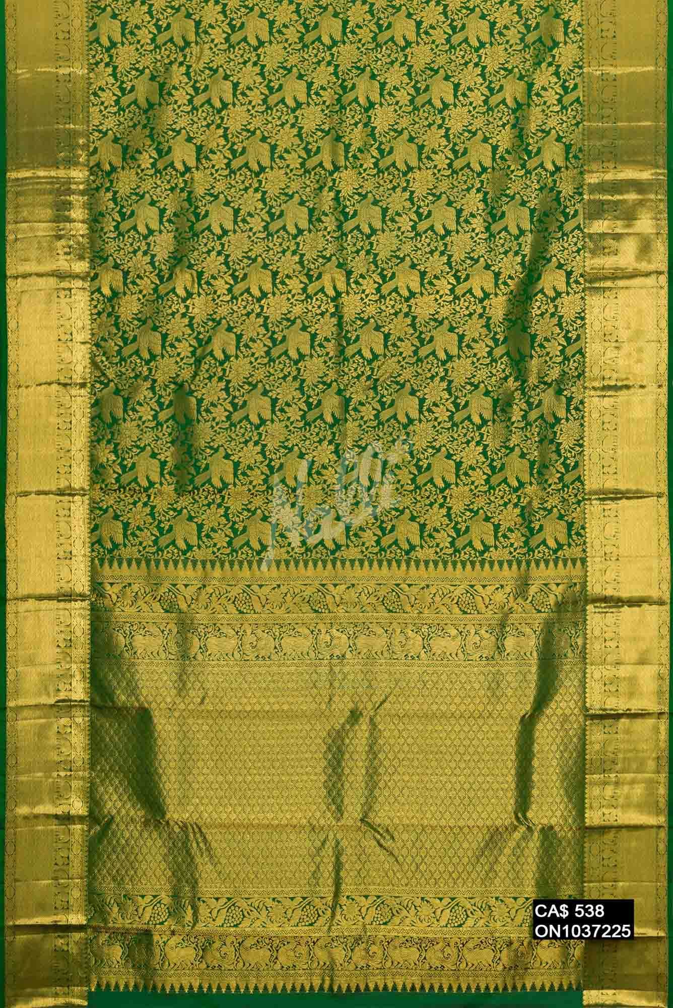 Green Kanchipuram Silk Saree