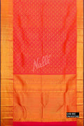 Orange Kanchipuram Silk Saree