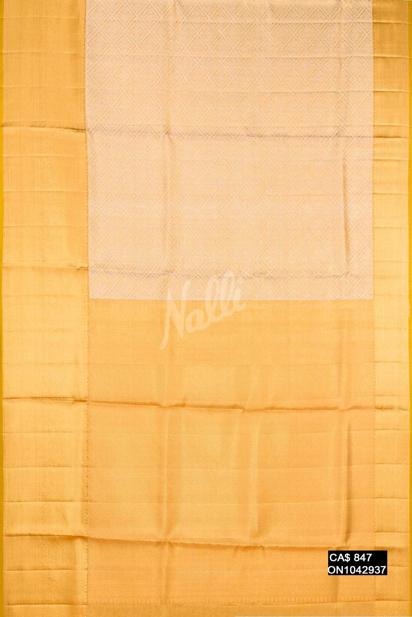 Gold Kanchipuram Tissue Silk Saree