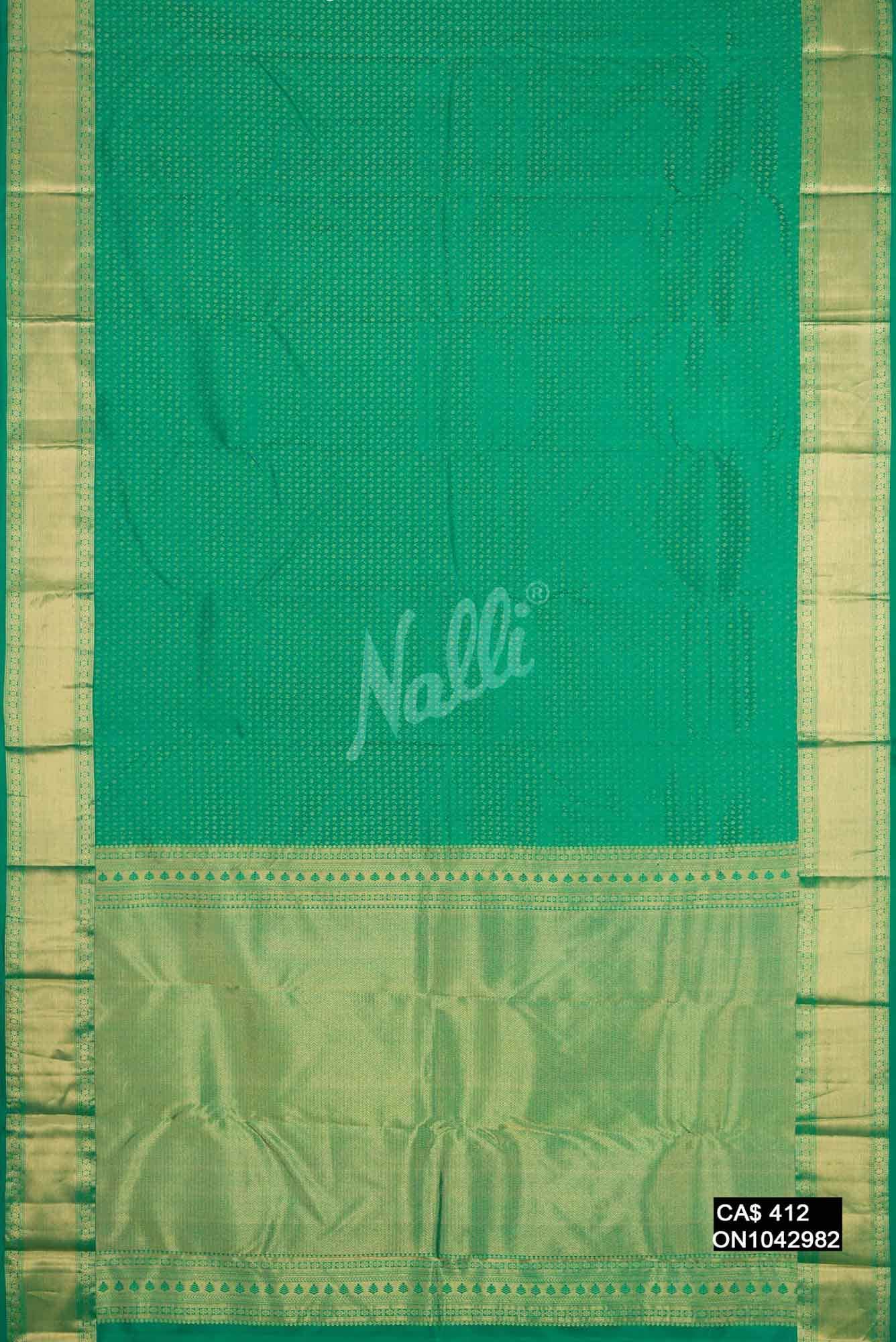 Green Kanchipuram Silk Saree