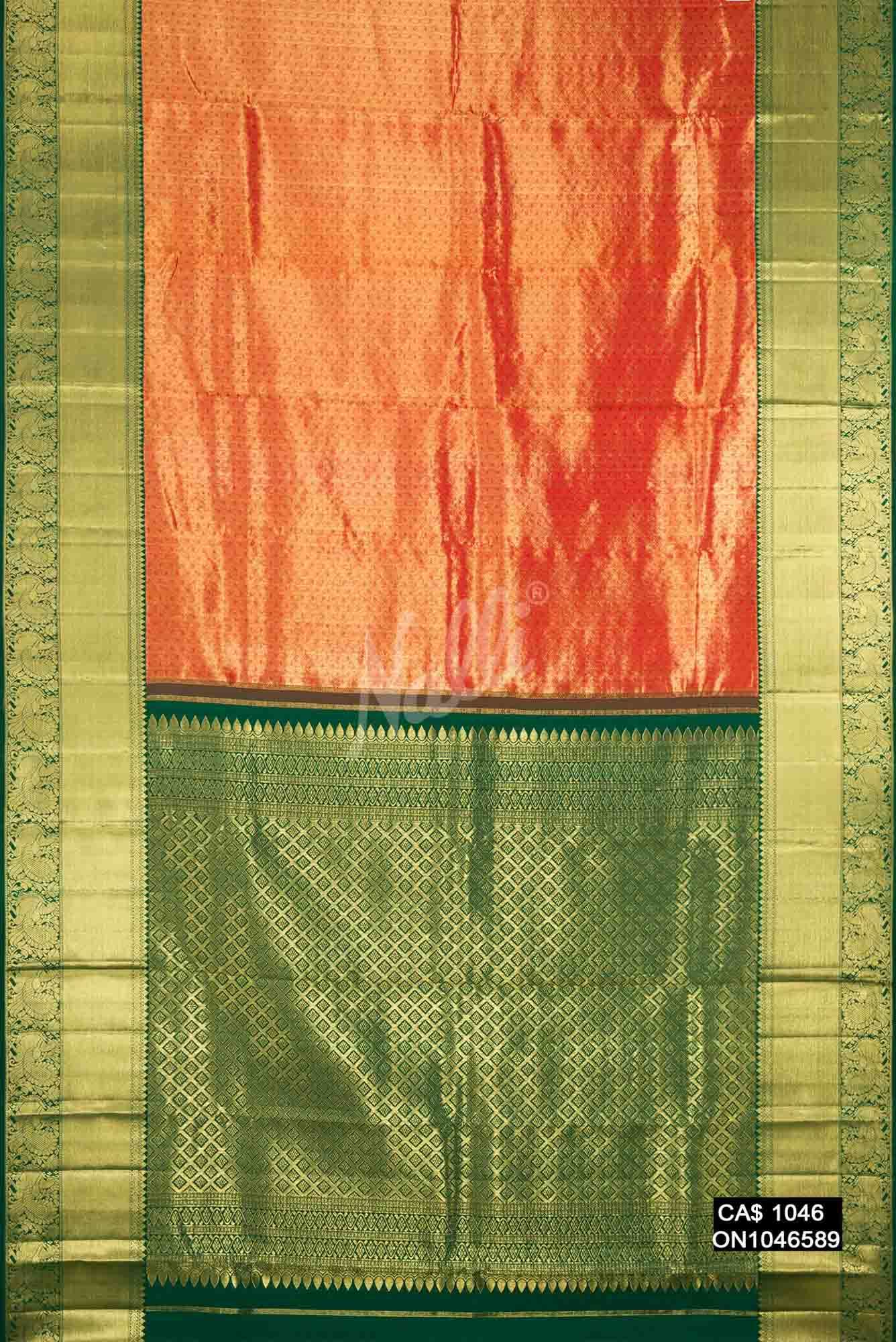 Red Kanchipuram Silk Saree