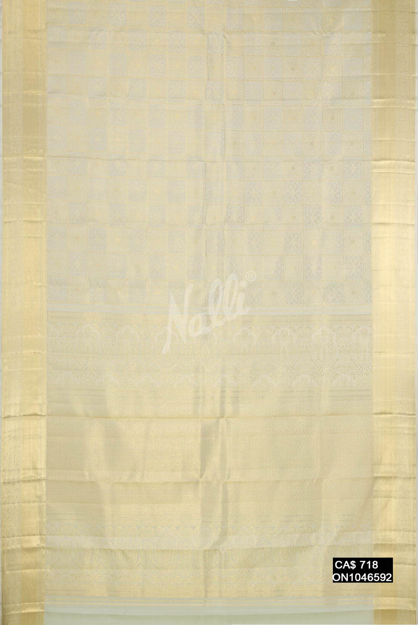 Pista Green Kanchipuram Silk Saree