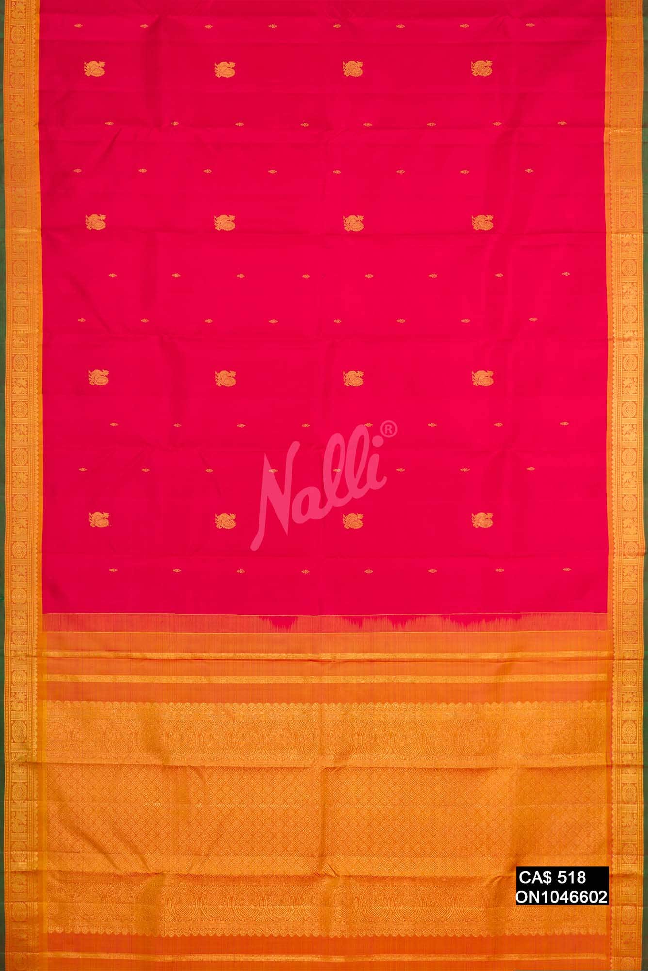 Red Kanchipuram Silk Saree