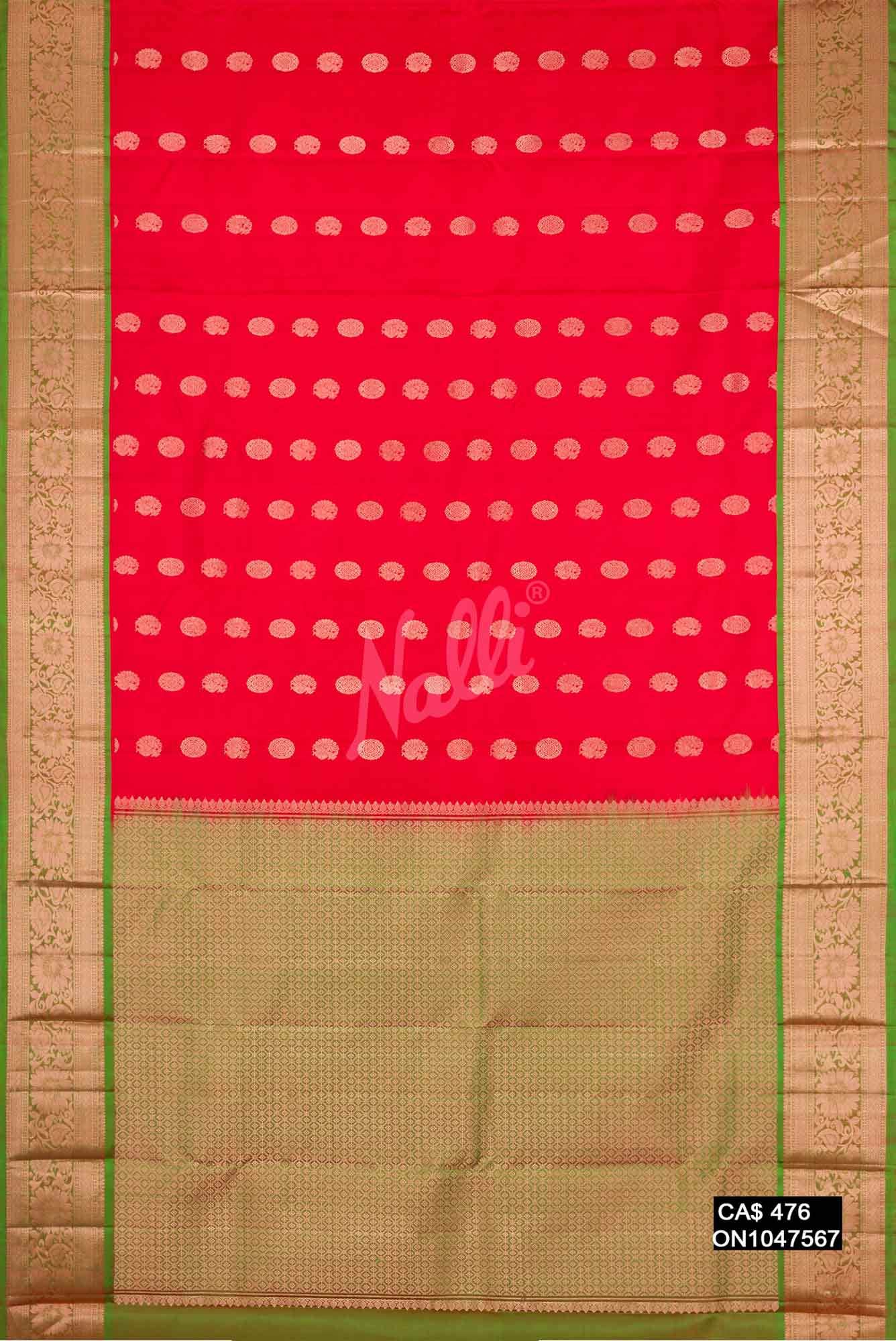 Red Kanchipuram Silk Saree