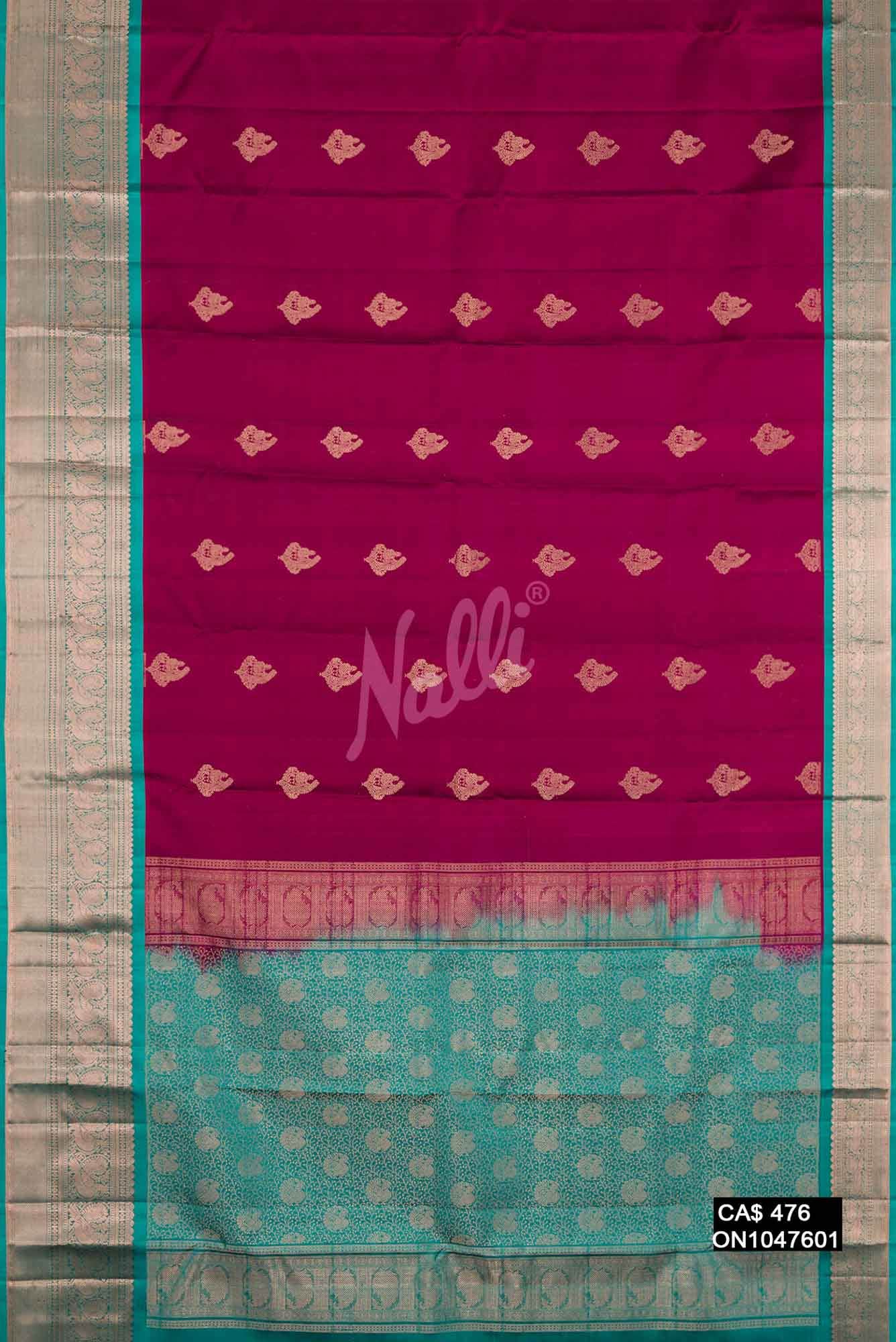 Mauve Kanchipuram Silk Saree