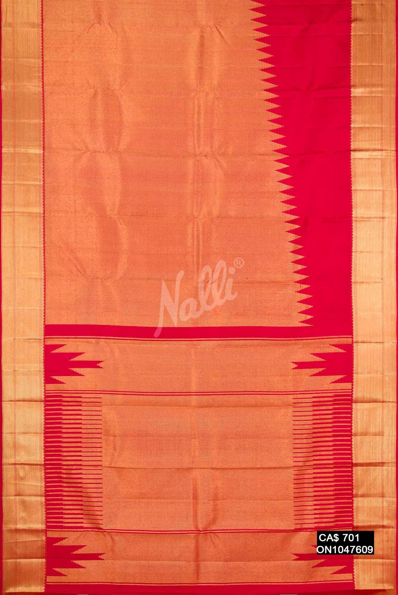 Red Kanchipuram Silk Saree