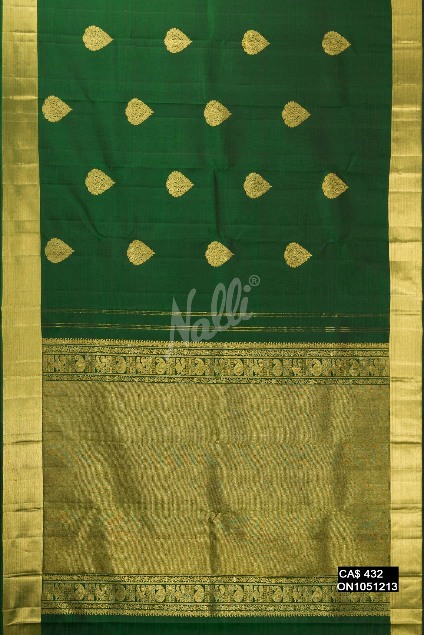 Green Kanchipuram Silk Saree