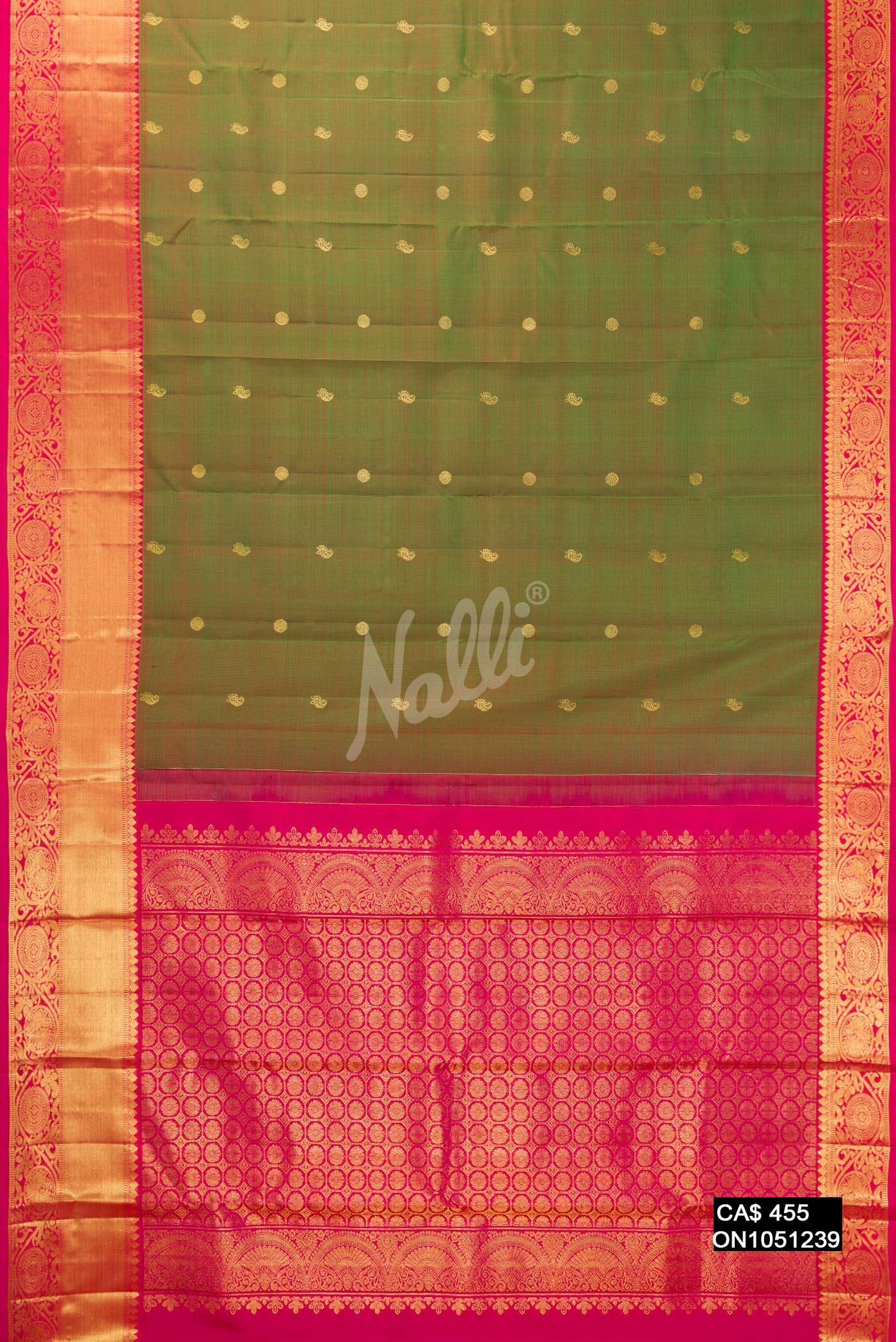 Green Kanchipuram Silk Saree