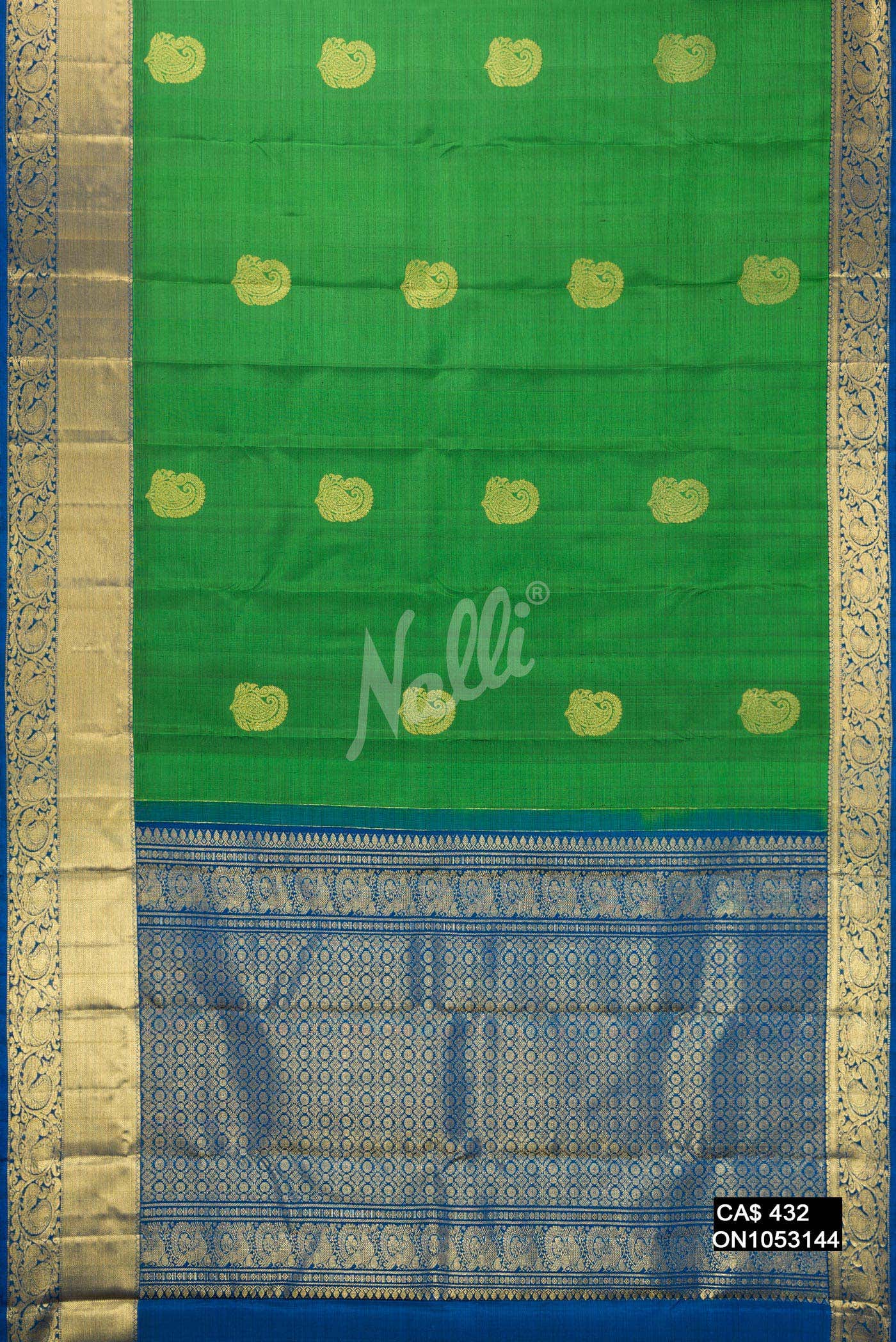 Green Kanchipuram Silk Saree