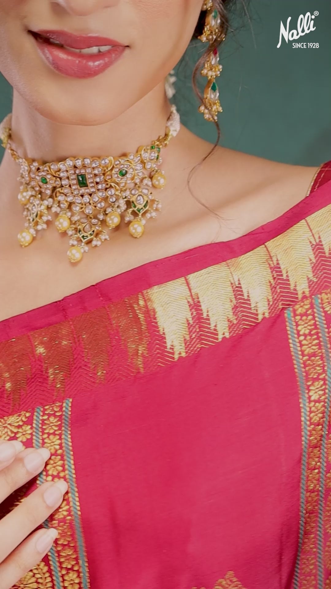 Amaaya-Red Kanchipuram Silk Saree