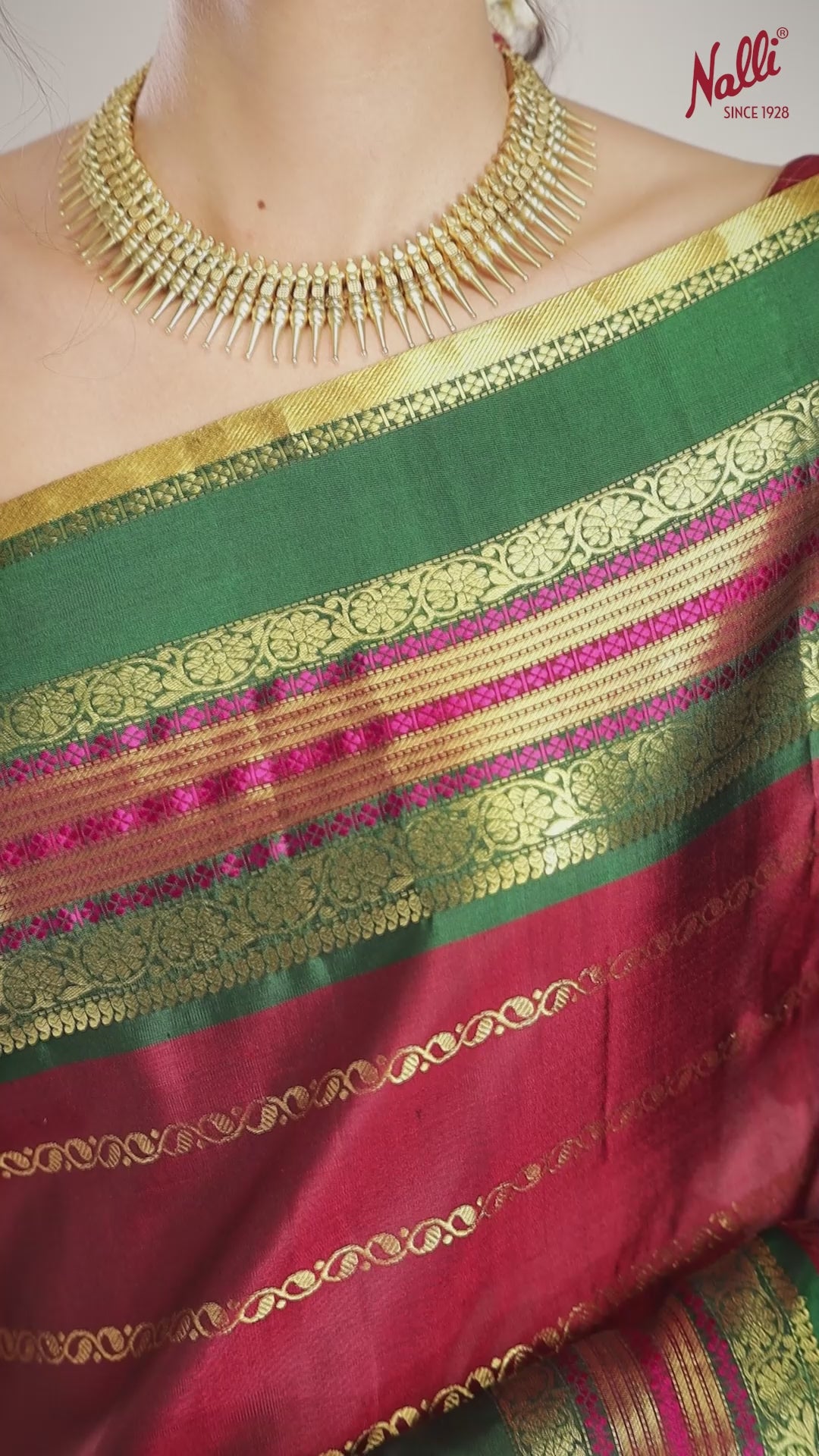 Shobha-Arraku Red Kanchipuram Silk Saree