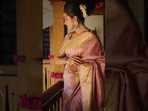 Kavini-Light Pink Kanchipuram Silk Saree