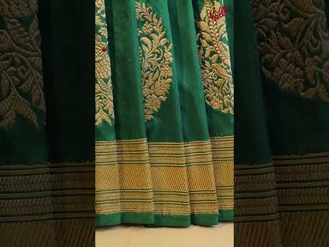 Green Banarasi Silk Saree