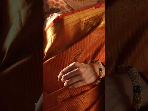 Saraswati - Rust Kanchipuram Silk Saree