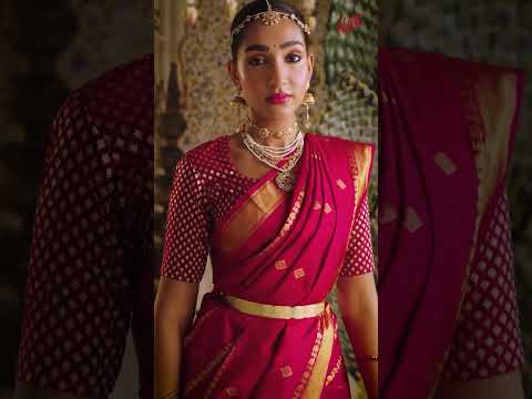 Ramya-Maroon Kanchipuram Silk Saree