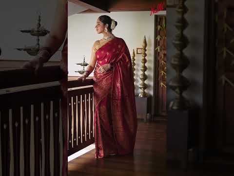 Vanashree-Ruby Red Kanchipuram Silk Saree