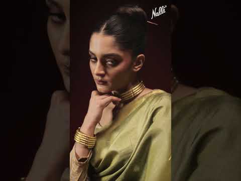 Juliet in the Jungle-Green Bhagalpuri Tussar Silk Saree