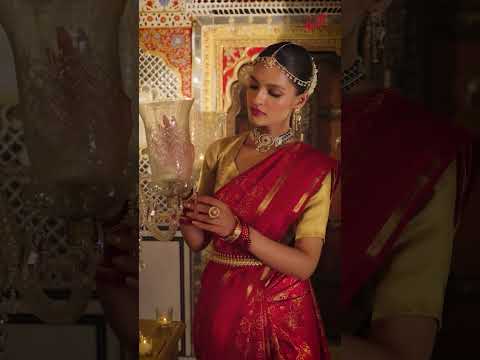Malhar-Red Kanchipuram Silk Saree