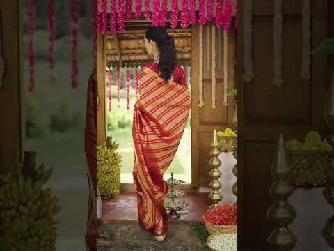 Rohini-Red Kanchipuram Silk Saree