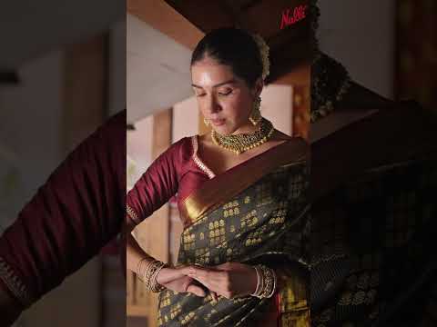 Kanaka-Black Kanchipuram Silk Saree