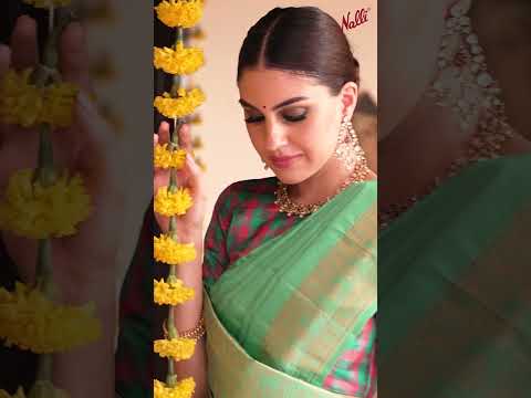 Anudhyana - Light Teal Kanchipuram Silk Saree