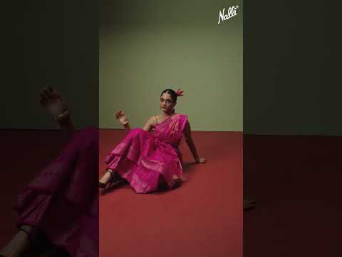 Touch of love-Pink Bhagalpuri Tussar Silk Saree