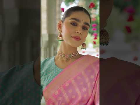 Priyadarshini-Pink Banarasi Silk Saree