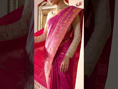 Lalita - Dusky Magenta Kanchipuram Silk Saree