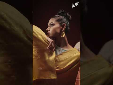 Breeze of Ease-Mustard Bhagalpuri Tussar Silk Saree