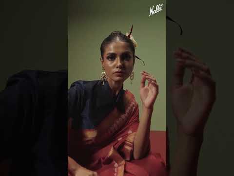 
Pisces in Paris-Rust Bhagalpuri Tussar Silk Saree