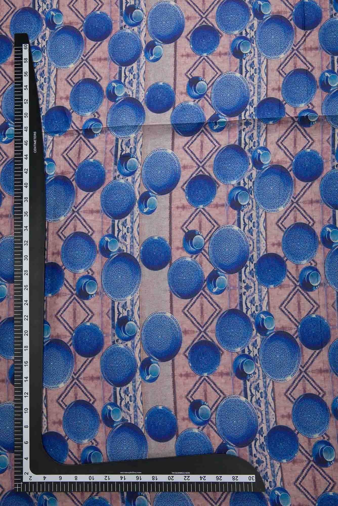 Brown Tussar Silk Dress Material